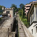 DSC02292  L'ancien funiculaire des anges "Funicolare Angioli" à Lugano entre la Via Nassa et la Via Maraini hors service depuis 1986.
