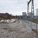 DSC00387  Et direction Herzogenbuchsee avec un wagon au bout de ce qu'il reste de la ligne, utilisée comme voie de garage et d'accès industriel