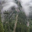 SONY DSC  Depuis l'hôtel Handegg, on voit bien que le funiculaire du Gelmerbahn est particulièrement raide.