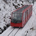 DSC11343  Peu avant la station inférieure, dans un décor hivernal.