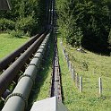 DSC10357  Elsighorn-Express: funiculaires de la centrale hydroélectrique de Kandergrund, la voie le long des conduites forcées.