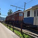 IMG 2148  Belp, Ae 6/8 205 avec un train composé de voitures VU I de première classe