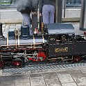 DSC04418  Le petit train des enfants est tiré par une vapeur avec entraînement de type Climax