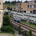IMG 1022  Presque au même endroit quelques heures plus tard. A noter que cette automotrice circulait sur la ligne Bern - Gümligen - Worb, mais qu'elle a été transformée pour circuler sur le reste du réseau RBS. Bien que classée dans RBS Historique, elle appartient en réalité à l'association Ds Blaue Bähnli.