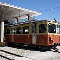 DSC19680  La BDe 4/4 21 quitte Grütschalp en direction de Mürren