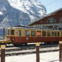 DSC05724  Bhe 2/4 206, dans les anciennes couleurs à la petite Scheidegg