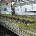 DSC11905  Fosse pour bogies à Lohn-Lüterkofen qui était utilisée pour desservir le silo agricole par les wagons à voie normale. Ils étaient manoeuvrés par un système de câbles et de poulies.
