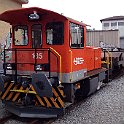 IMG 1199  Tmf 2/2 165 avec ballastières CFF sur bogies porteurs vers les anciennes installations de déchargement de Béton Worblaufen