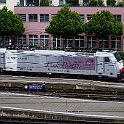 DSC11961  La 186 108 Pink Panther louée au Railpool par RailCare à Spiez