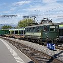 DSC07621  Re 4/4 I Swissrail traffic avec un train de marchandises à Kerzers
