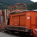 DSC05185  Wagon pour l'entretien de la caténaire au dépôt ASD
