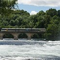 DSC21334  Sur le pont sur le Rhin, vers les célèbres chutes du Rhin