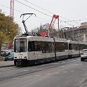 DSC10974  Tram 2000 près de la gare des Eaux-Vives (les grues en arrière-plan sont là pour le chantier CEVA)