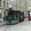 P1040303  Le tram à vapeur avec sa remorque dans la Wallgasse