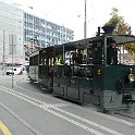 P1040306  Le zram à vapeur s'approcge de l'arrêt Hirschengraben