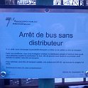 IMAGE 555  Tous les arrêts ne disposent pas d'un distributeur