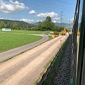 IMG 4417  Préparation de la plateforme pour la deuxième voie Uznach - Schmerikon