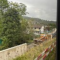 IMG 1964  Avant la gare de Grellingen, côté Zwingen: construction d'un mur de soutènement pour la deuxième voie