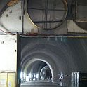DSC17302  Tunnel d'accès au point d'attaque d'Amsteg. Une fenêtre visiteur sera installée au bout de la galerie.