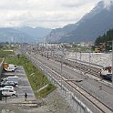 DSC17363  La voie au premier plan sera la voie descendante depius la ligne de faîte. La ligne actuelle passe pour le moment tout à gauche.