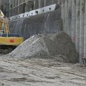DSC14927  ce tas de sable est ce en quoi se transforme la roche (molasse) sortie du tunnel