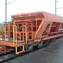CH asm BTI04  Wagon de transport de ballast à Siselen