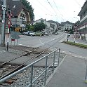 DSCF7291  Aarwangen. A partir de là, le train roule en régime tram.