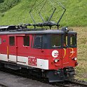 DSC12182  Une De 110 en tête d'un IR Interlanken Ost - Luzern à Oberried. A partir de Meiringen elle devra être remplacée par une HGe 4/4 (HGe 101)