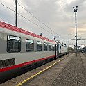 Voiture Autrichienn dans l'IC Kraków - Graz arrêté 2 heures à Nedakonice en raison d'un orage.