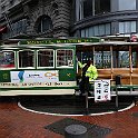 IMG 2742  Le Cable car n° 8 est tourné pour pouvoir repartir en sens inverse