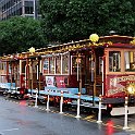 IMG 2749  Cablecar de California Street. Sur cette ligne il n'y a pas de plaque tournante, les cable car circulent dans les deux sens (on notera aussi la différence avec ceux des autres lignes dans la disposition.