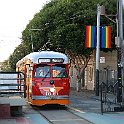 IMG 2613  Il y a une ligne sur laquelle circulent encore les anciens trams entre Castro et Fischerman's Wharf