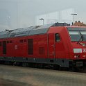 DSC18286  245 avec un train à deux étages à Buchloe