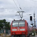 DSC23616  La 146 pousse son train de Norddeich à Norddeich Mole