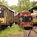 DSC19340  Un Köf et un autorail pour travaux de caténaire