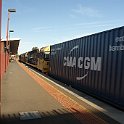 DSC03307  Passage du train de marchandises à Wodonga