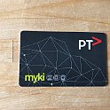 IMG 9298  Carte à pré-paiement "myki" pour les transports dans la banlieue de Melbourne.