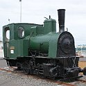 DSC05197  La seule photo ferroviaire que l'on peut faire en Islande: locomotive monument au port de Reykjavik