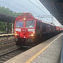 Passage d'une class 66 de DB Cargo Polska passe à Sopot