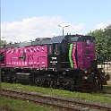 Locomotive diesel de la société fret Jaxan à Kamienna Gora