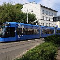 A Krakow, les trams les plus récents sont de type Tango de Stadler