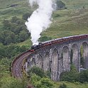 Ecosse420  Le train sur le viaduc rendu célèbre par le film de Harry Potter