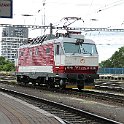 Interrail23 060  Les locomotives de la série 350 datent encore de l'époque Tchécoslovaque. Elles sont aujourd'hui encore principalement utilisées sur la relation Prague - Bratislava.