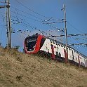 IC 21 Basel - Lugano dans la courbe d'Emmen