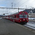 P1000230  Samedan, arrivée du région Scuol-Tarasp - Pontresina