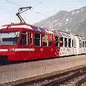 mc  Automotrice Franco-Suisse moderne du Martigny-Châtelard-Chamonix à Martigny
