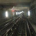 DSCF9824  Station Gare CFF avec la section à une voie dans l'ancien tunnel de la ficelle sous la gare.