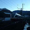 CH TRN FLIRT Motiers  Lueur du soir à Môtiers