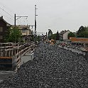 Dans l'axe de la future voie, vue en direction de Bümpliz