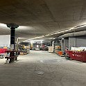 Vue depuis la zone de liaison entre les deux passages inférieurs (ici environ sous la voie 5), vue en direction des voies 6 - 13